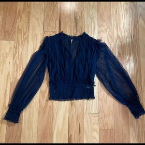 FREE PEOPLE sheer top